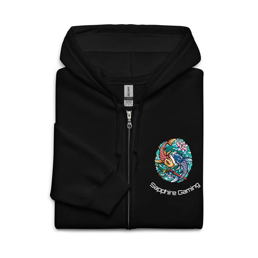 S i S wrap | Sapphire Gaming Zip Hoodie product image (3)