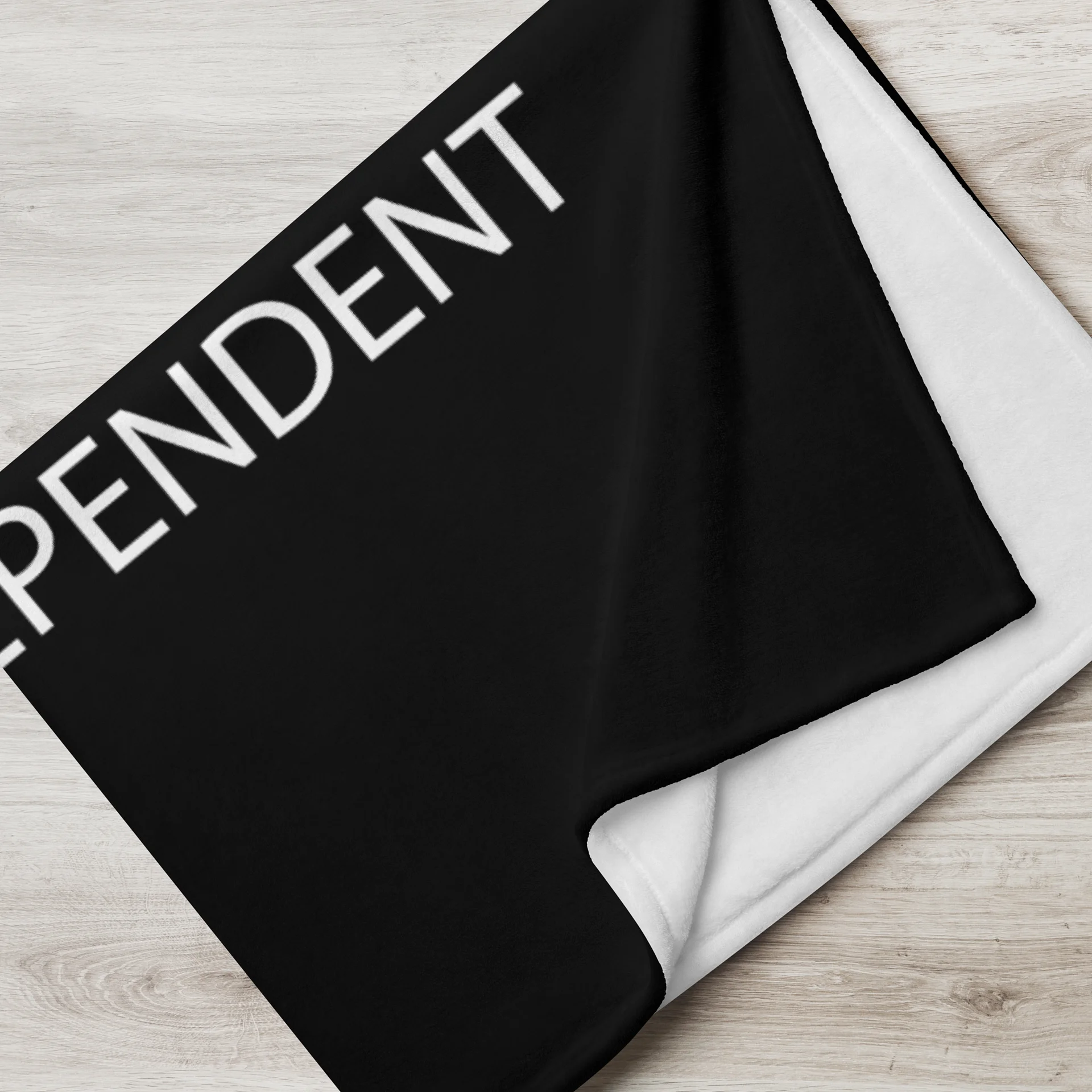 Logo Blanket (Black) product image (3)