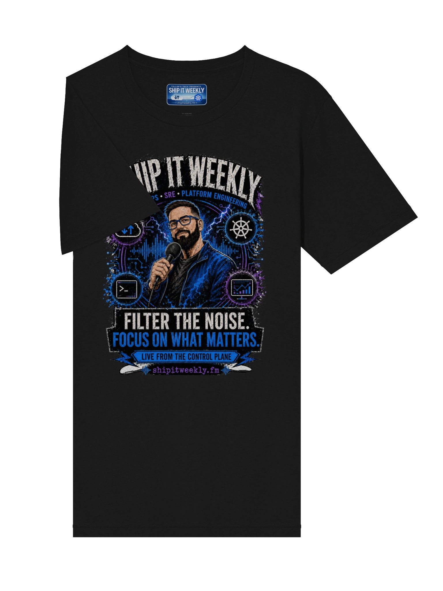 Ship It Weekly: Filter the Noise | Ship It Weekly DevOps Tee product image (25)