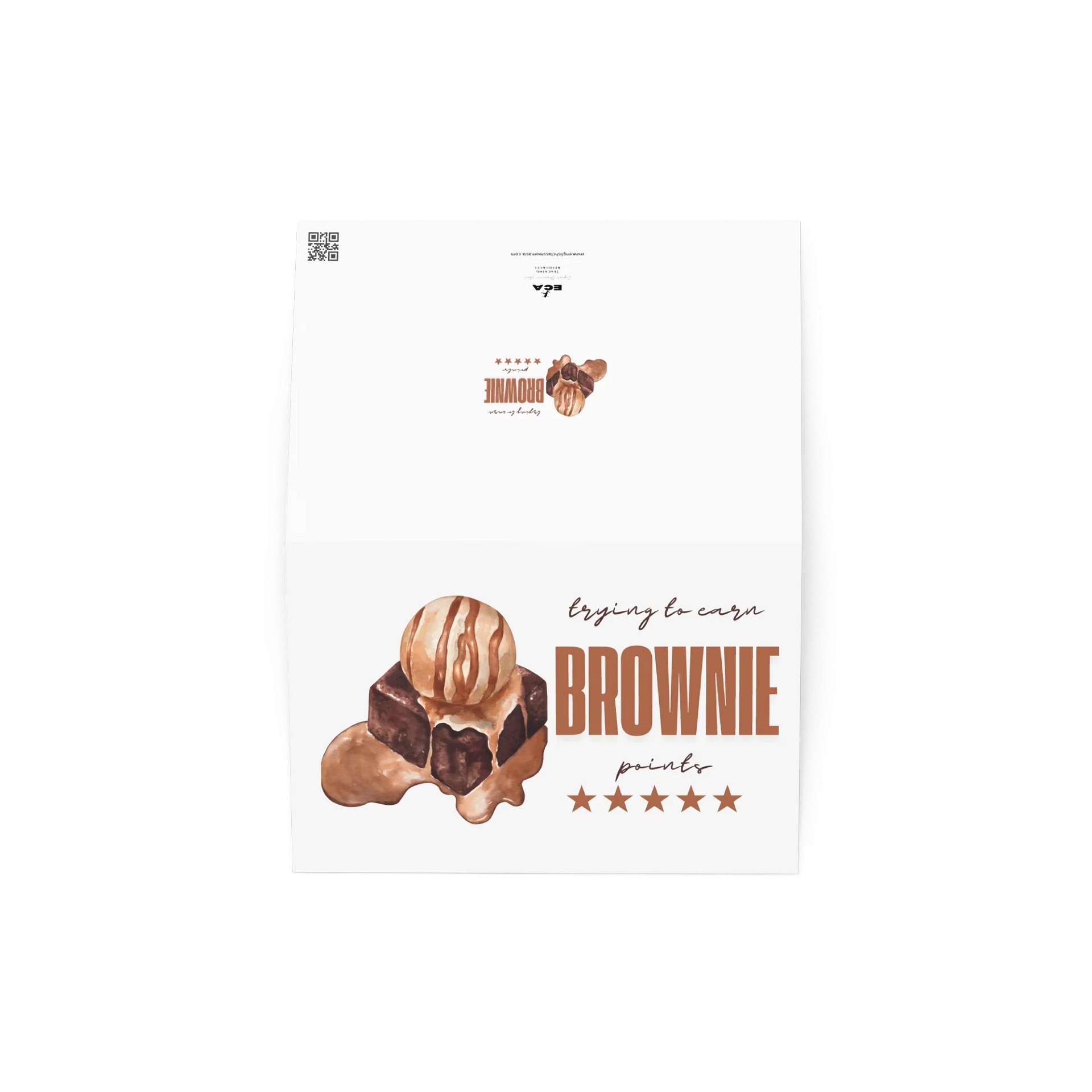 Earn BROWNIE Points Teacher Appreciation Card product image (3)