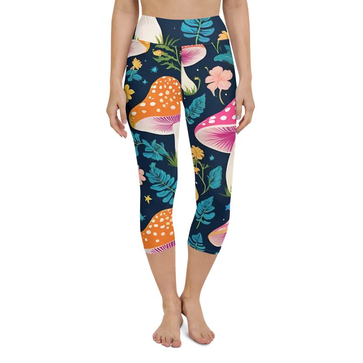 Mystic Mushroom Capri Leggings product image (1)