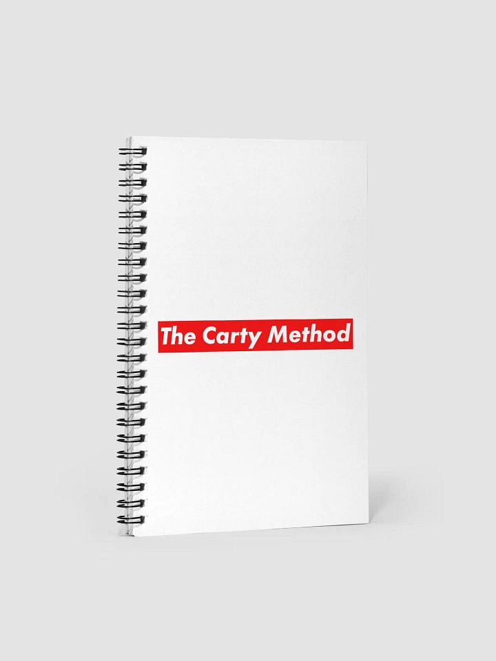 The Carty Method - Another Spiral Notebook product image (1)