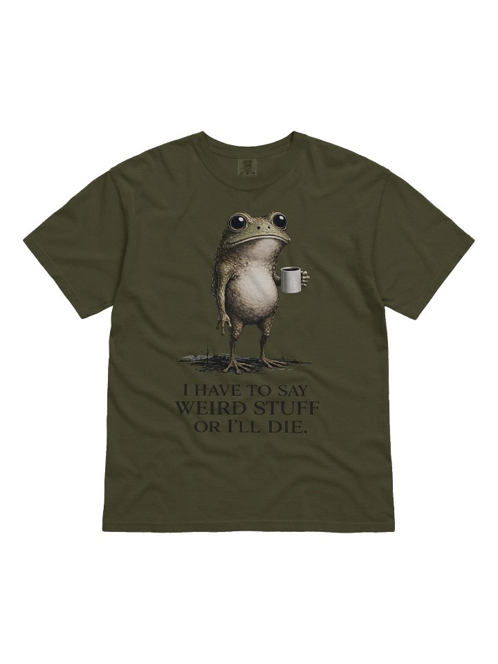 Weird Stuff Frog Men's Tee product image (1)