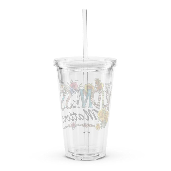Kindness Matters - Double Wall Clear Plastic Tumbler product image (2)