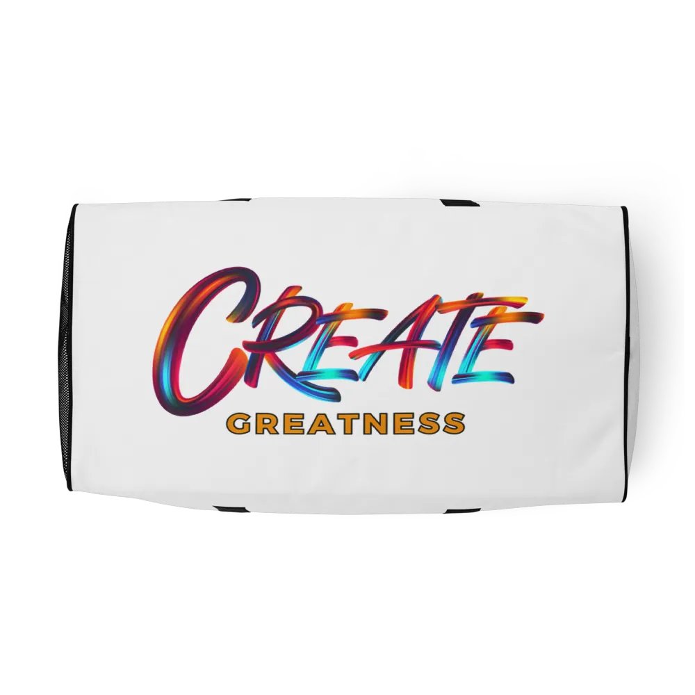 Create Greatness All-Over Duffle Bag product image (3)