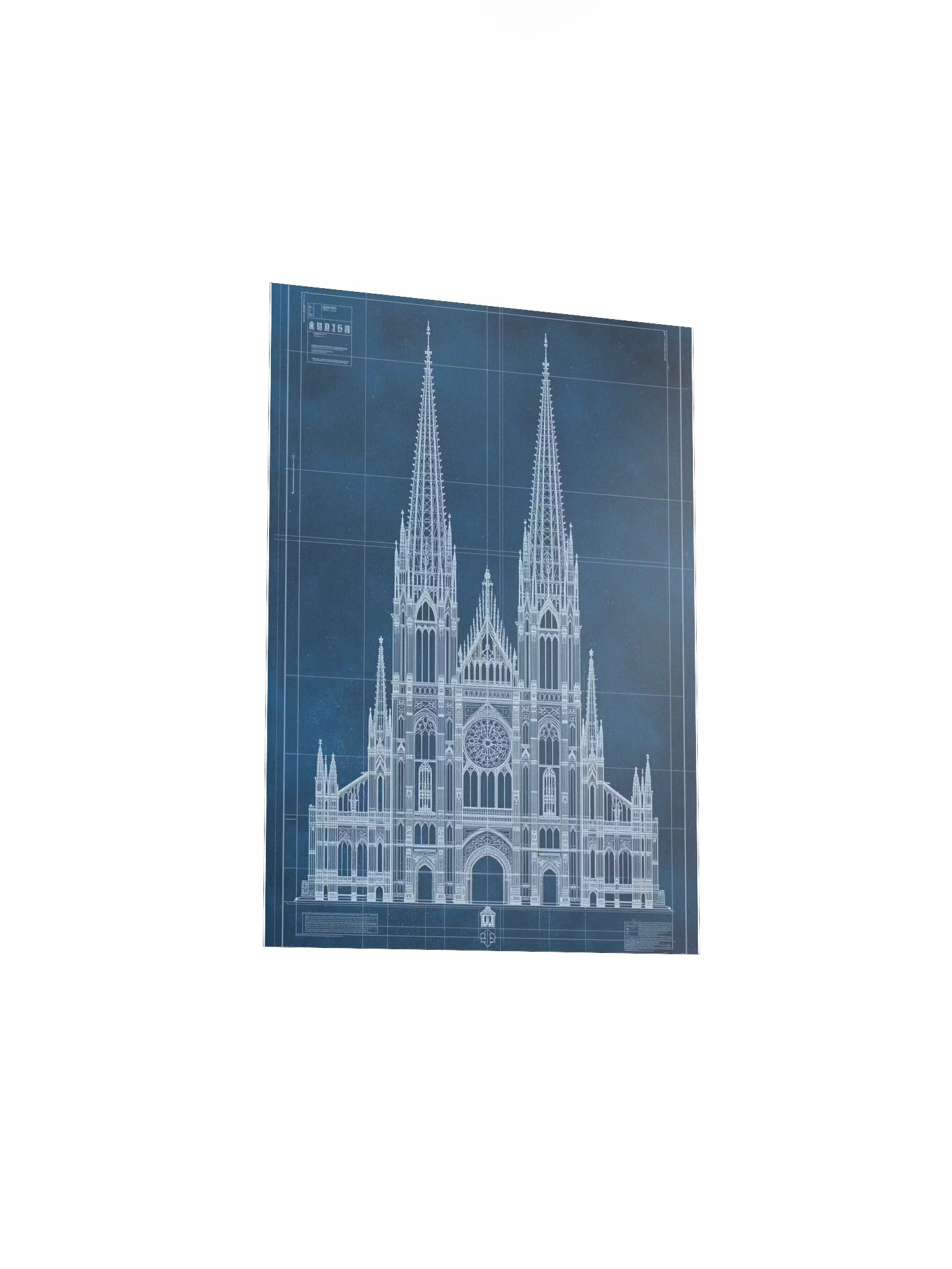 Burgos Cathedral: Gothic Architecture Masterpiece (Technical Blueprint) product image (25)