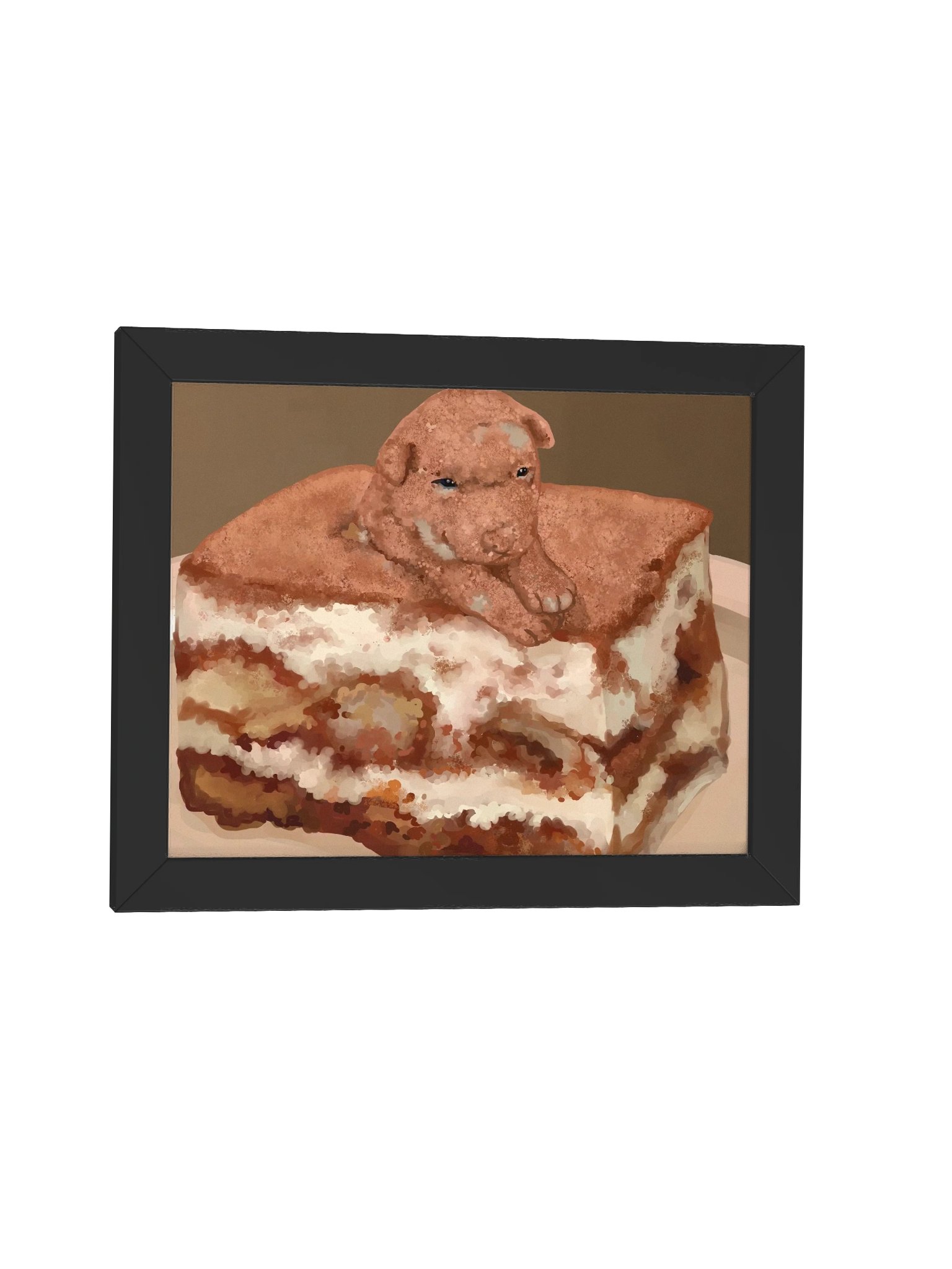 Tiramisu framed poster product image (1)