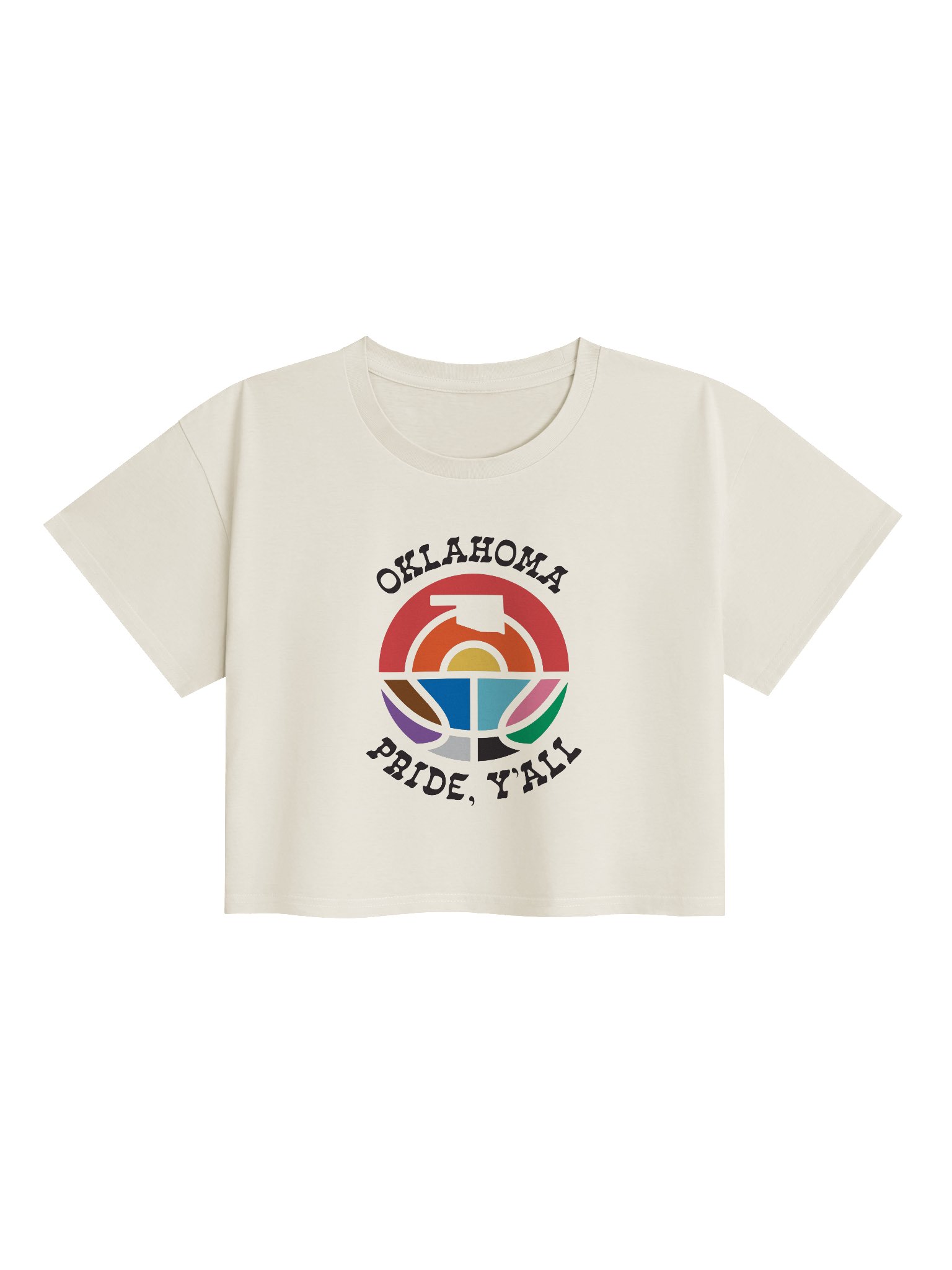 Oklahoma Love and Basketball Pride Crop Top product image (1)
