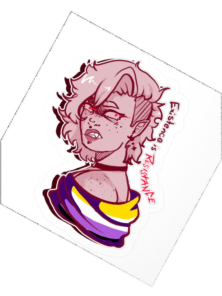 Existence is resistance (sticker) product image (4)