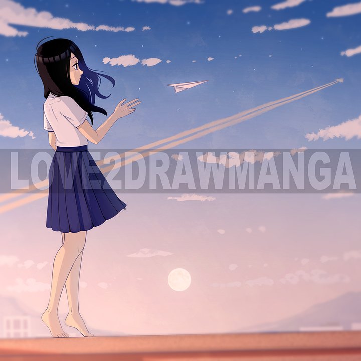 Paper Airplane - Original Art product image (2)