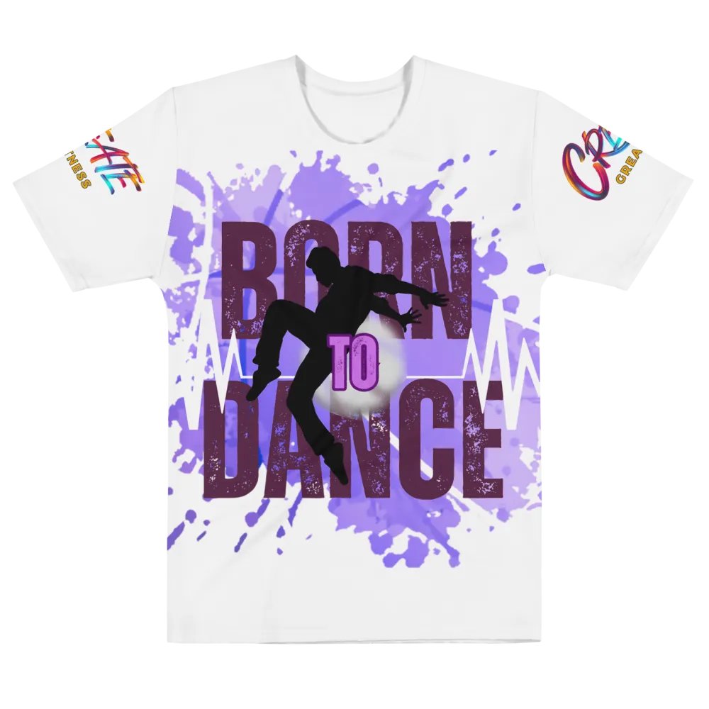 Born to Dance His Silhouette Dynamic Huge Print T-Shirt product image (8)