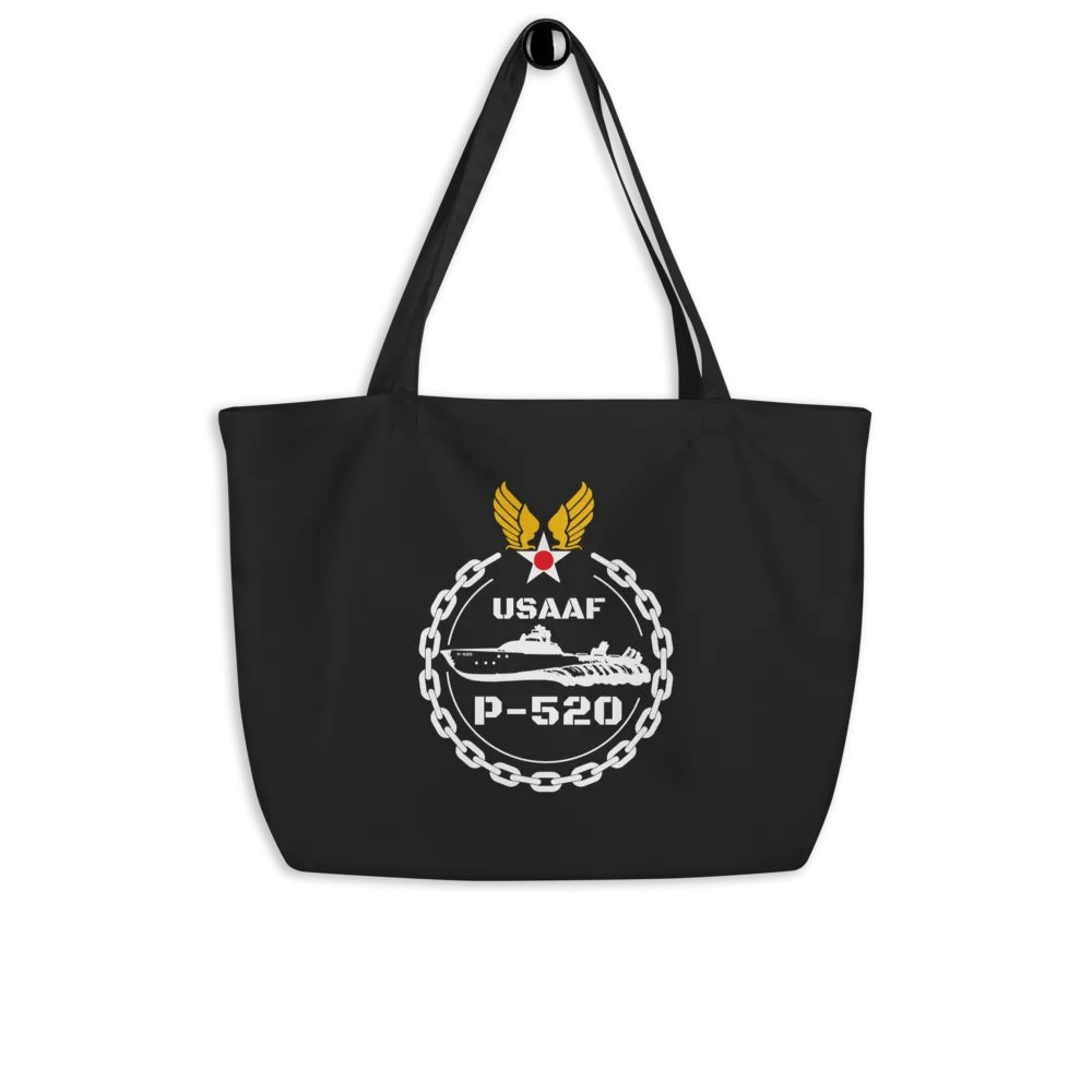 P-520 Crashboat Organic Cotton Twill Tote Bag product image (4)