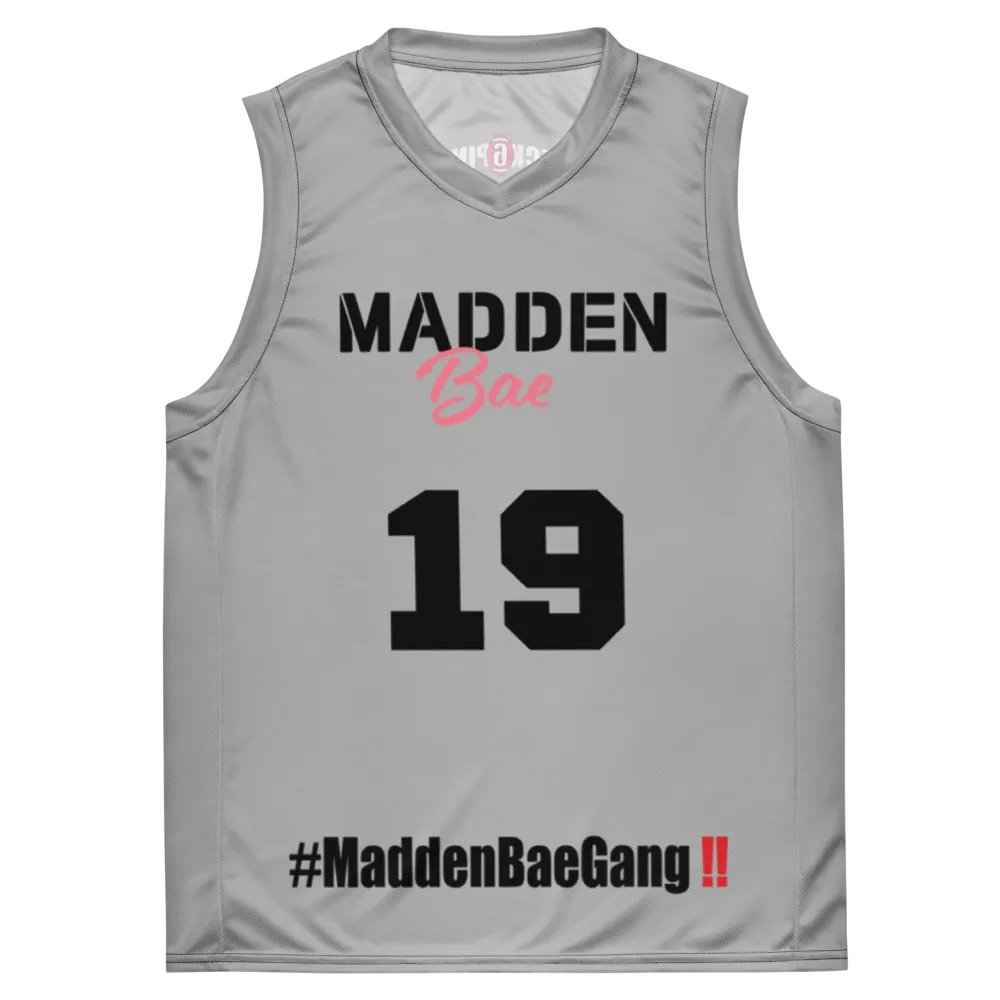 Madden Bae Jersey 👨‍🎨 (Gray + Black Logo) product image (1)