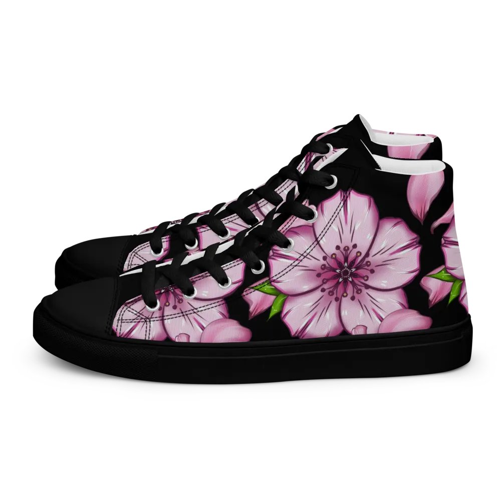 Blossomz & Petalz - Women's High Tops Canvas Shoes product image (1)