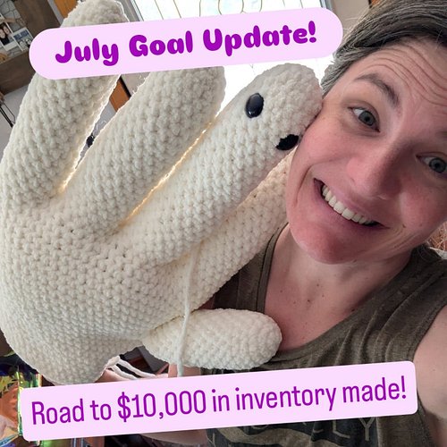 Had a busy month! Made $510 in inventory! New Total is $4,132! Looks like I average about $500 a month, so even though I won'...