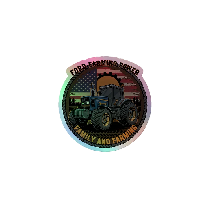 Ford Farming Power Holographic Sticker Sheet product image (1)