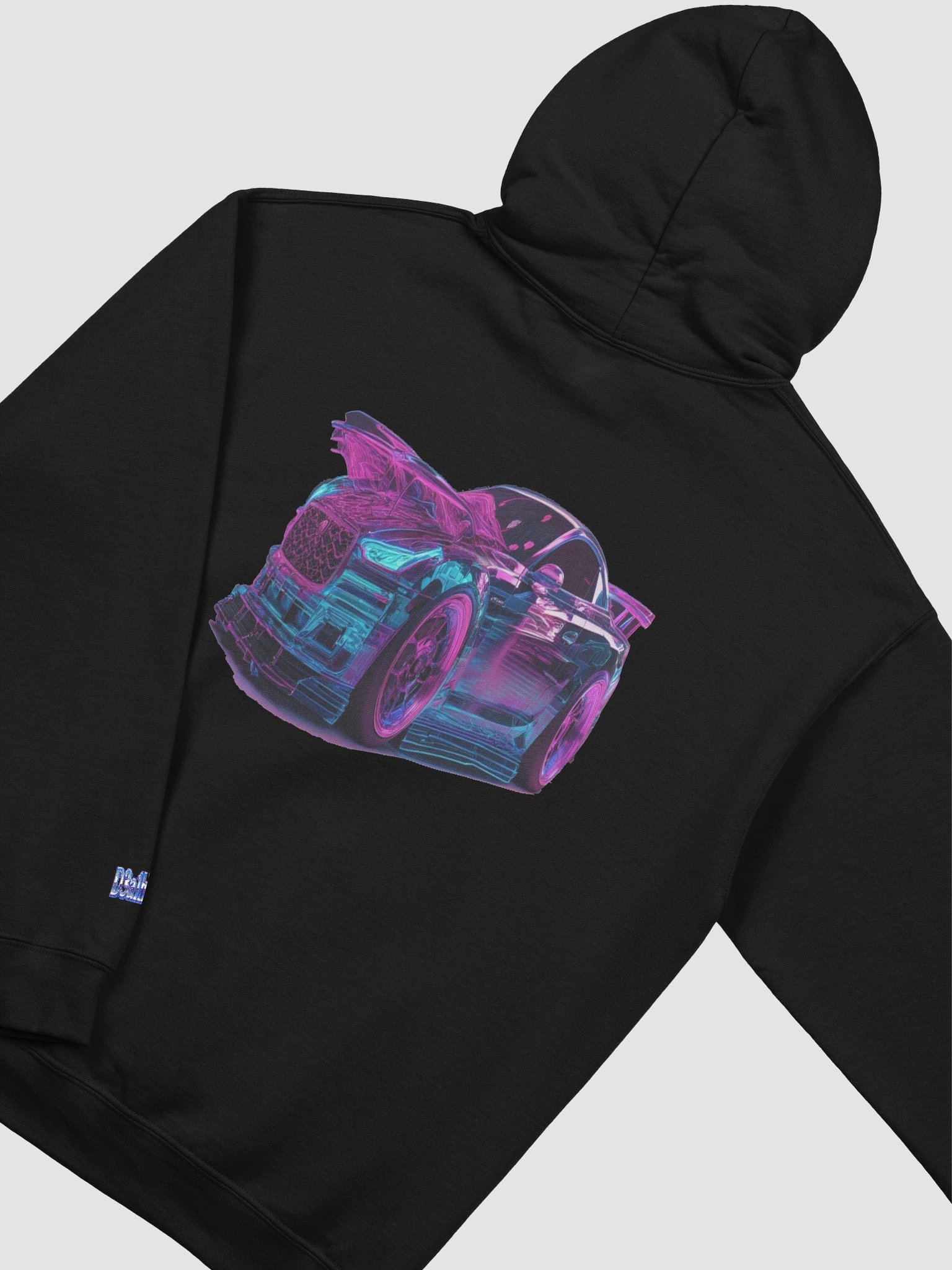 D3a1hXSaga – Neon Reaper Drift Classic Hoodie product image (4)