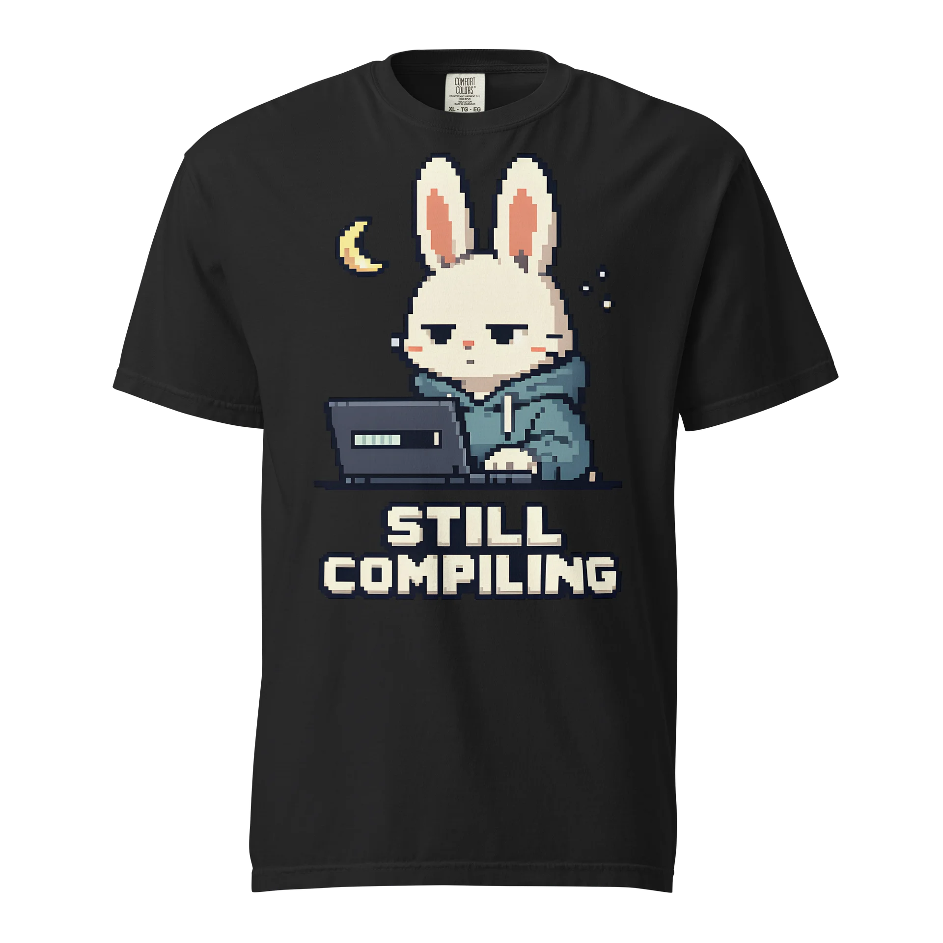 Still Compiling Rabbit T-Shirt product image (1)