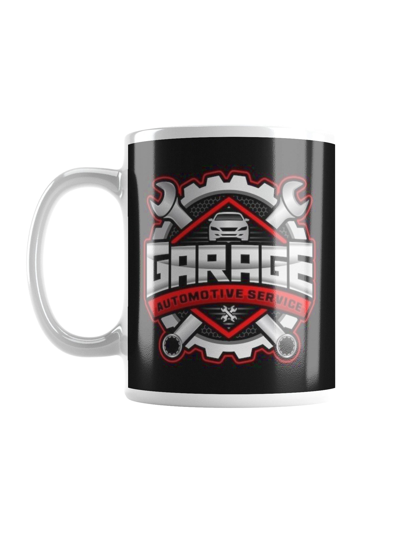 White Glossy Mug | Garage Automotive Service Mug | Mechanic Coffee Mug | Auto Repair Mug | Car Enthusiast Gift product image (1)