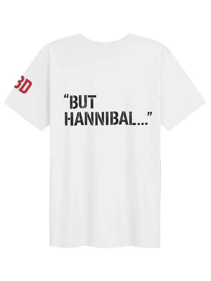 "But Hannibal..." Stencil White T-Shirt product image (2)
