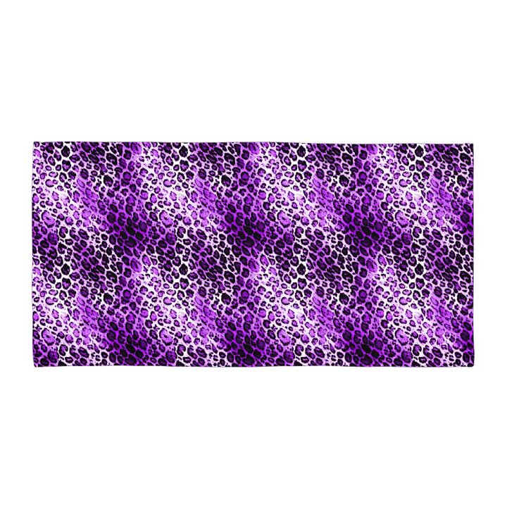Purple Leopard Patetrn Towel product image (1)