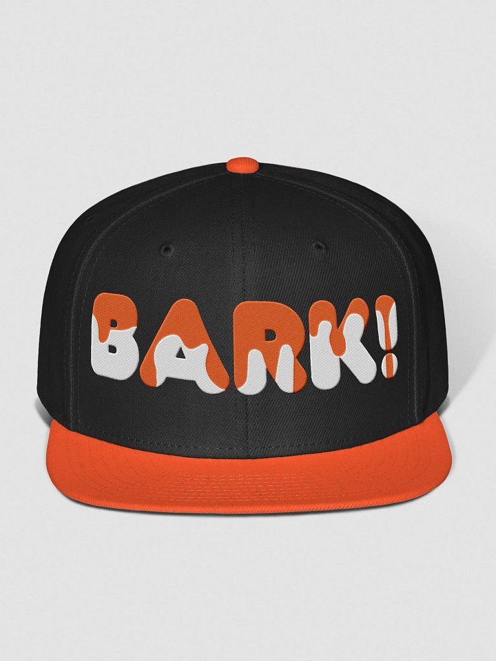 Speak Hat - BARK! - Orange Drip product image (1)