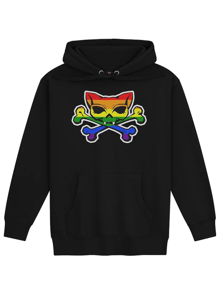 Pride Kat Skull Cotton Hoodie product image (4)