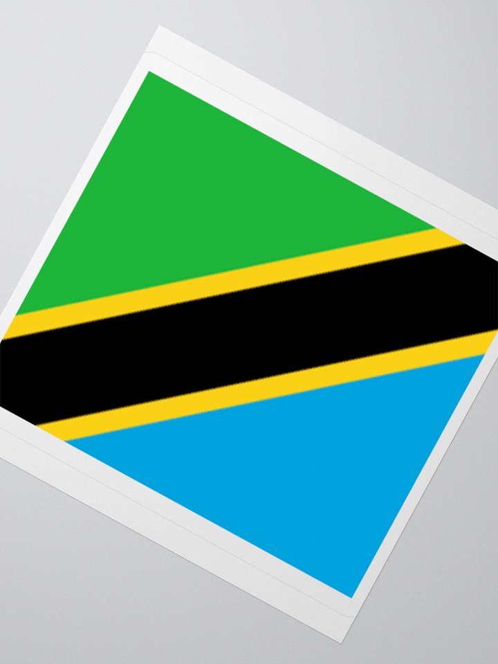 Tanzania Flag Sticker - Exclusive Vinyl Design for National Pride product image (6)