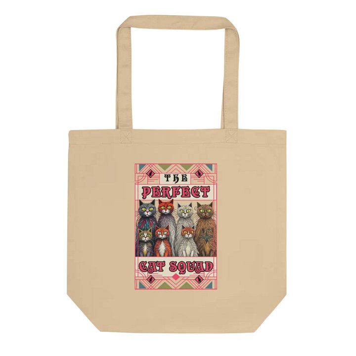 The Perfect Cat Squad Eco Tote product image (1)