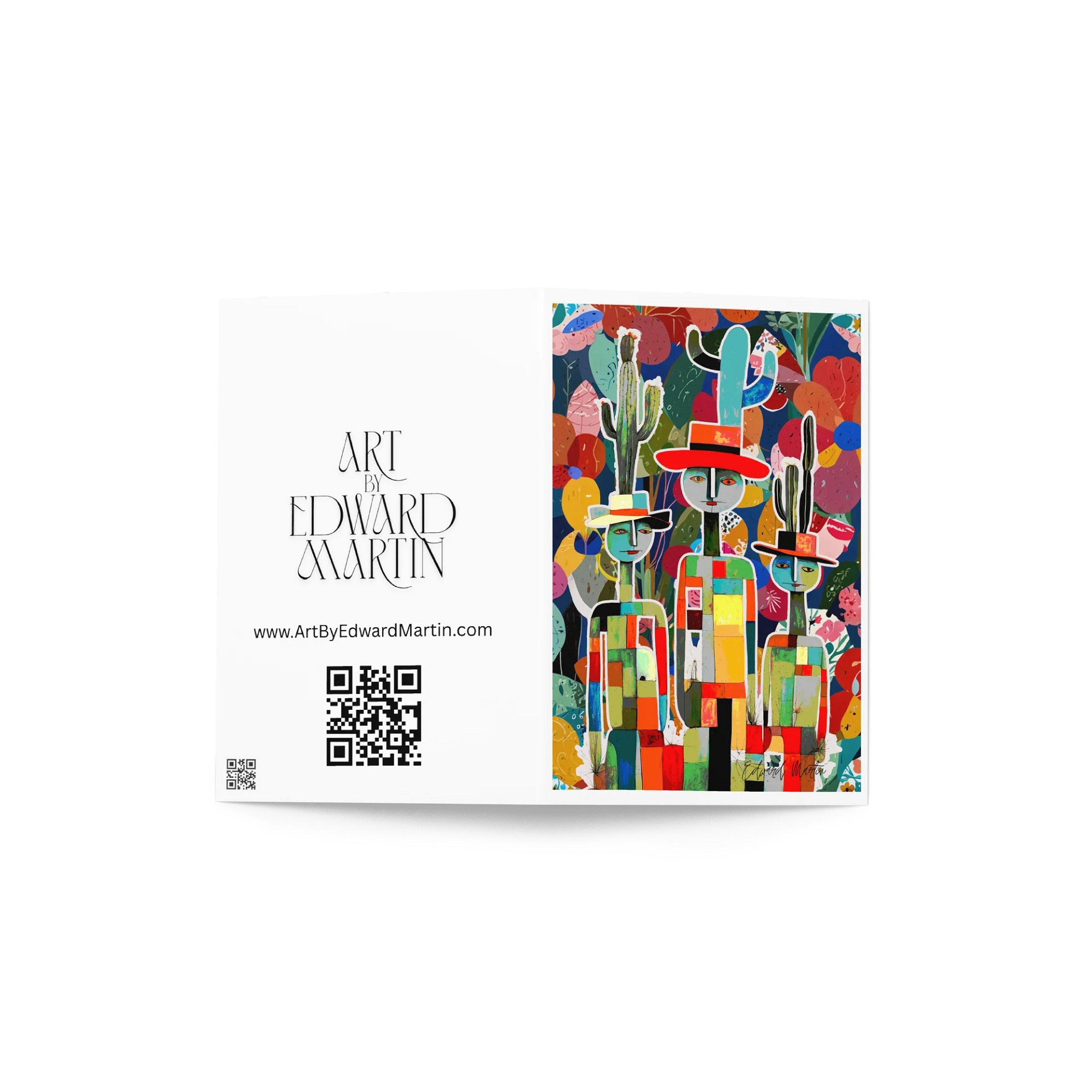 Cacti Amigos by Edward Martin Card product image (4)