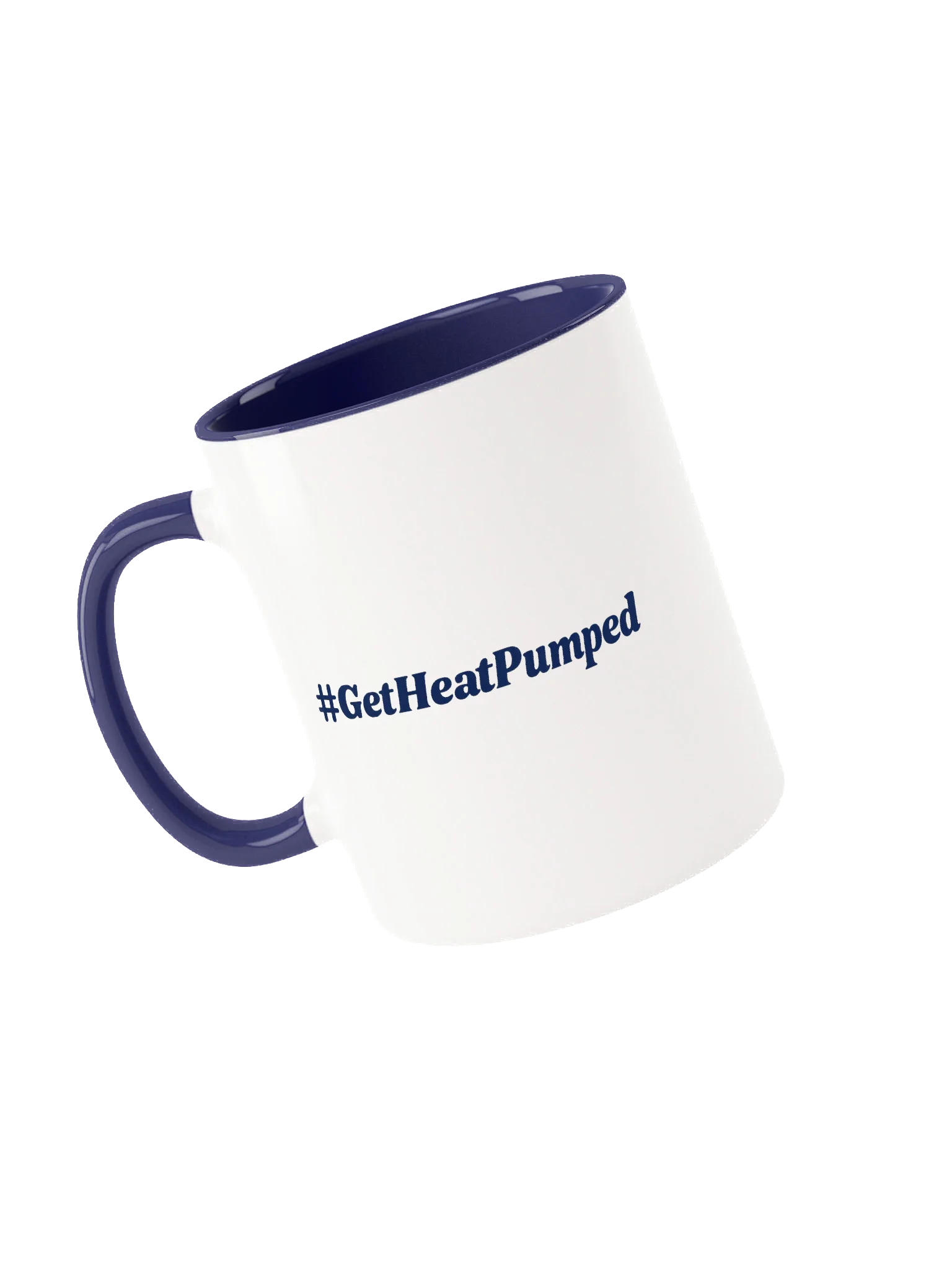 #GetHeatPumped Mug with PumpedPump, alternate view