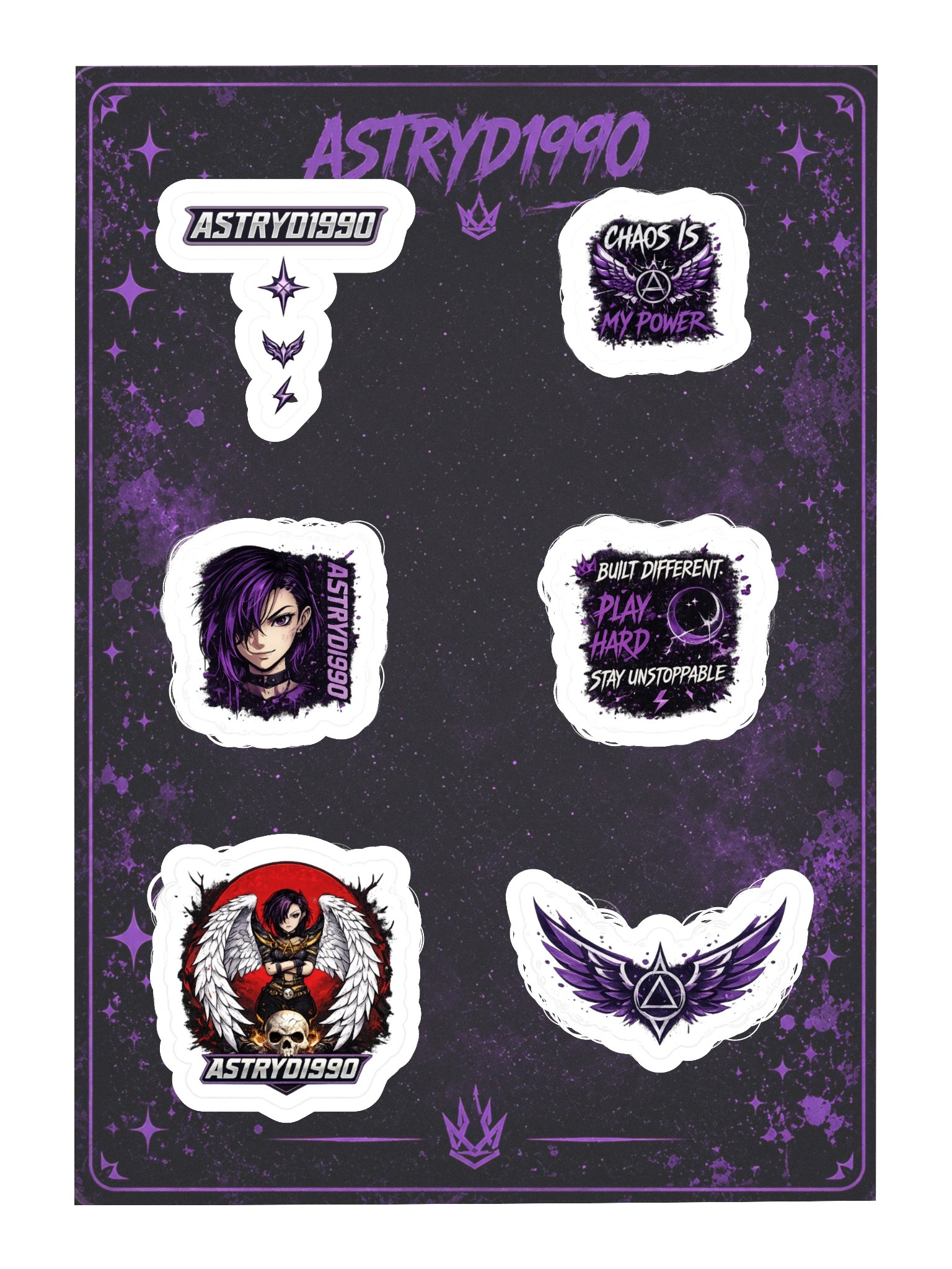 ✨ Astryd1990 Starter Pack Sticker Sheet product image (3)