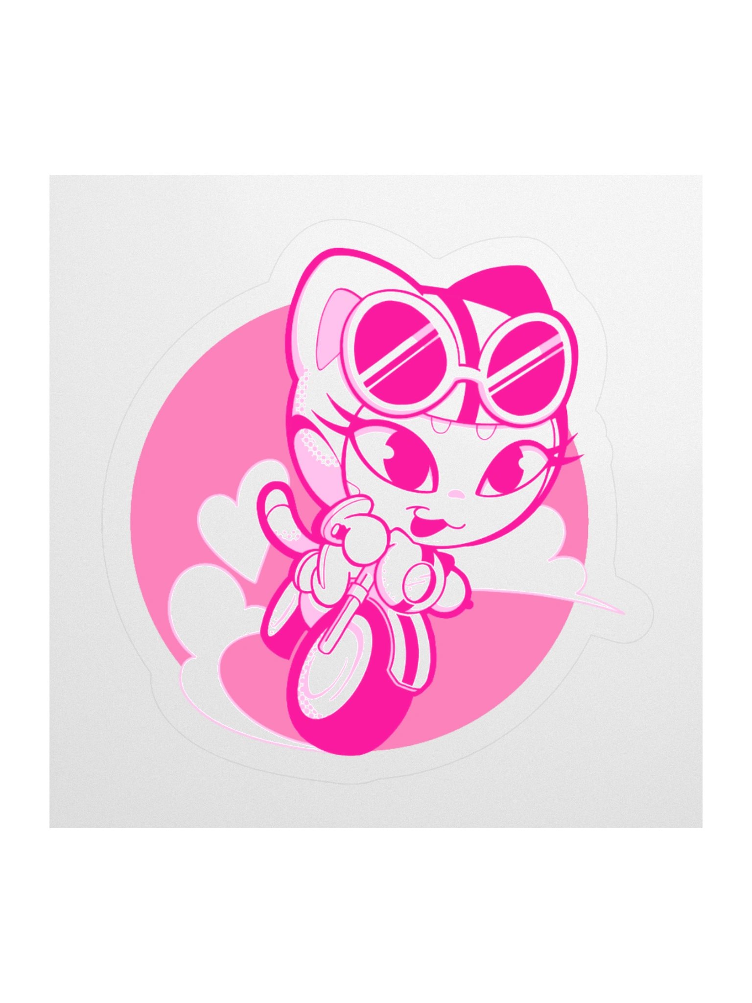 Cat Racer Sticker product image (1)