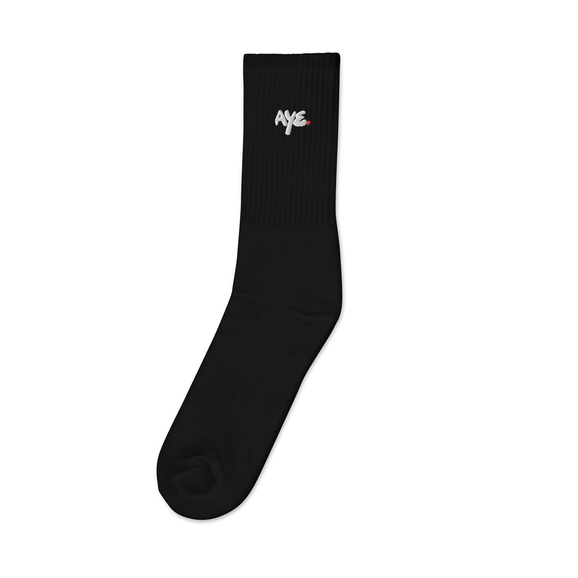 The Aye Embroidered Sock product image (1)