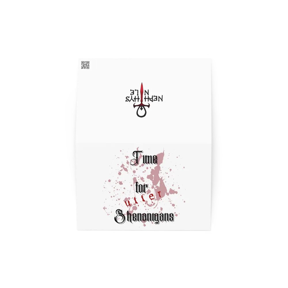 Time for utter shenanigans card product image (8)