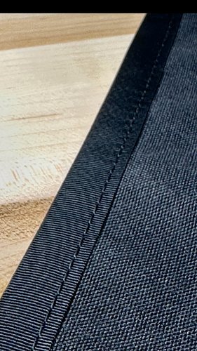 Testing out the new #presserfoot for my binding attachment. #sewing #sewingforguys #sewersofinstagram #sewsewsew