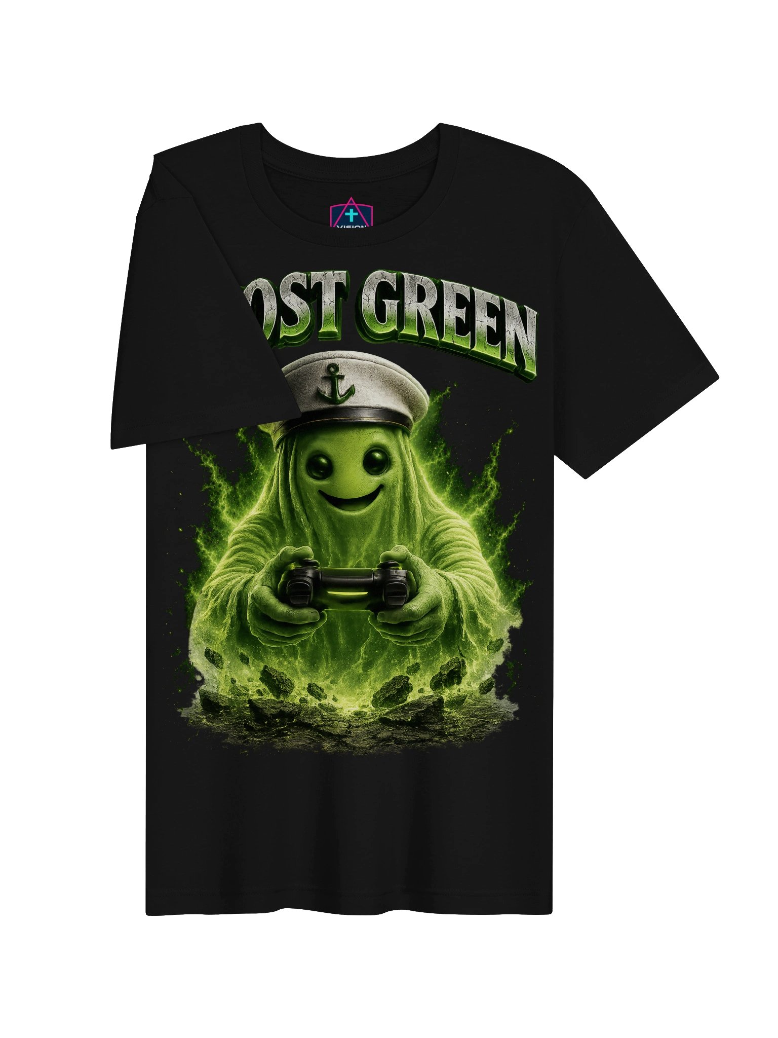 Ghost Green Custom Gamer-Tag T-Shirt product image (5)