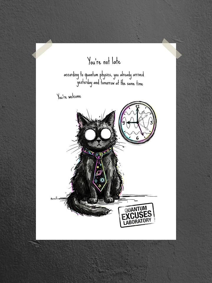 Quantum Cat Tips V – Quantum Punctuality product image (1)