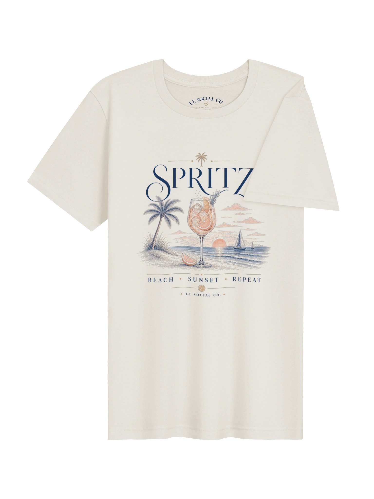 Spritz Beach Sunset Repeat - Unisex Resort Tee product image (4)