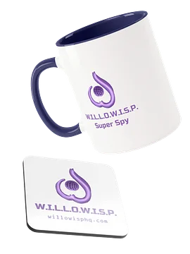 Super Mug and Coaster (twotone)
