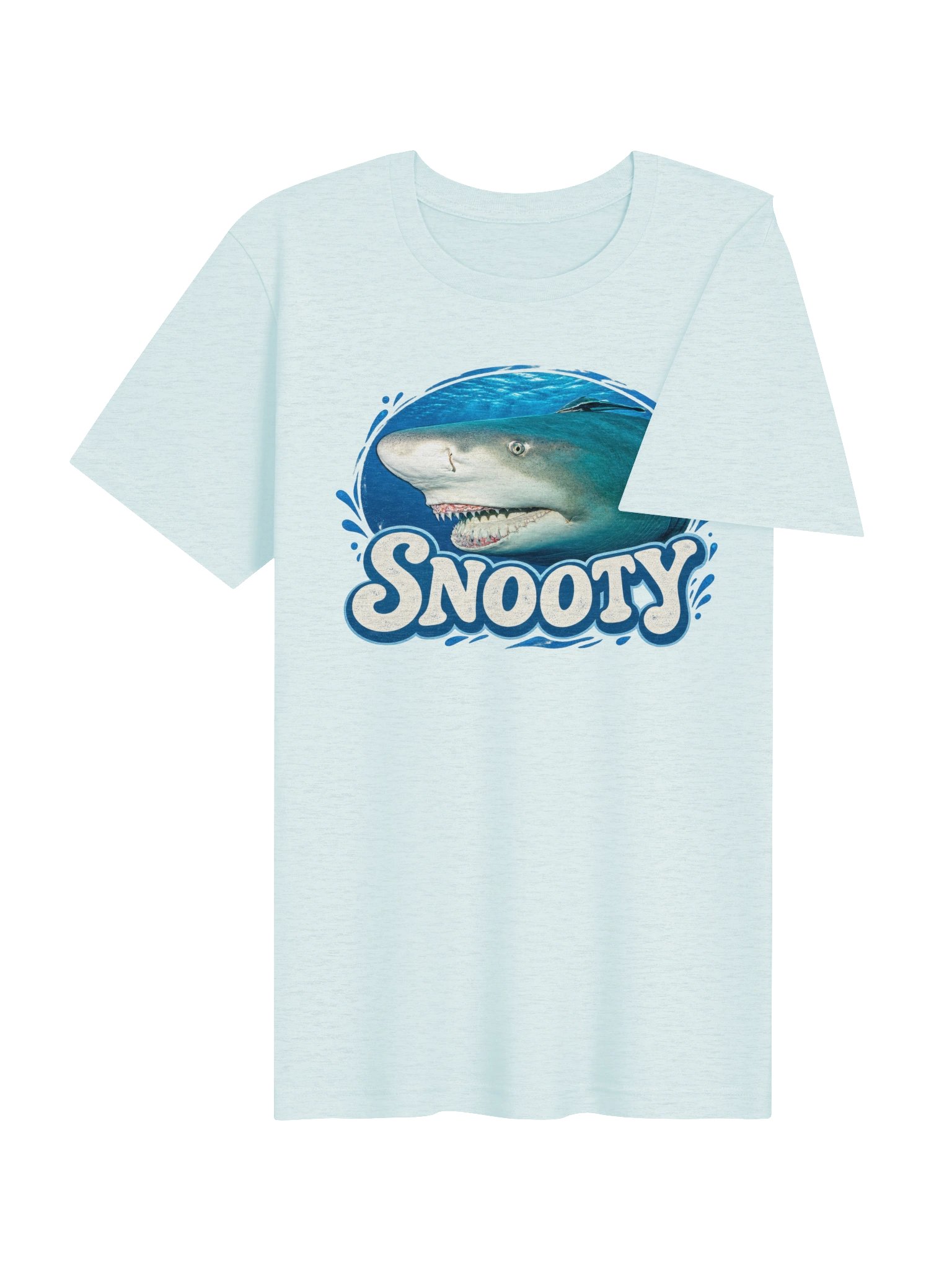 Snooty Shark Unisex Blue Tee product image (4)