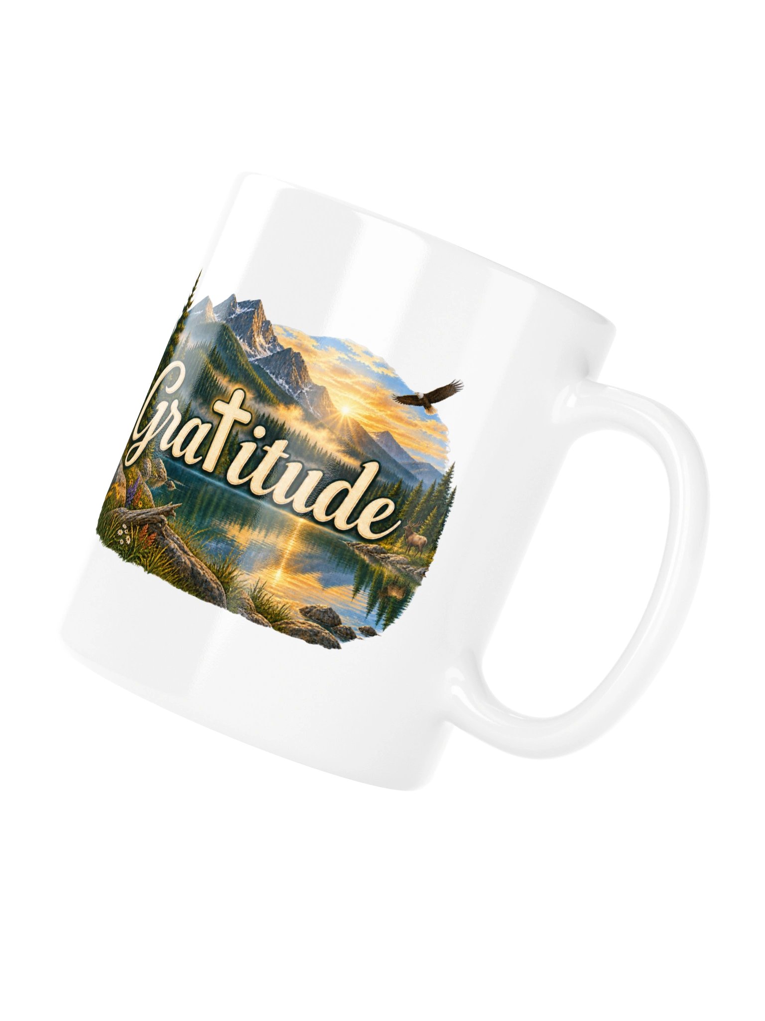 Christian Gratitude Mountain Mug product image (5)