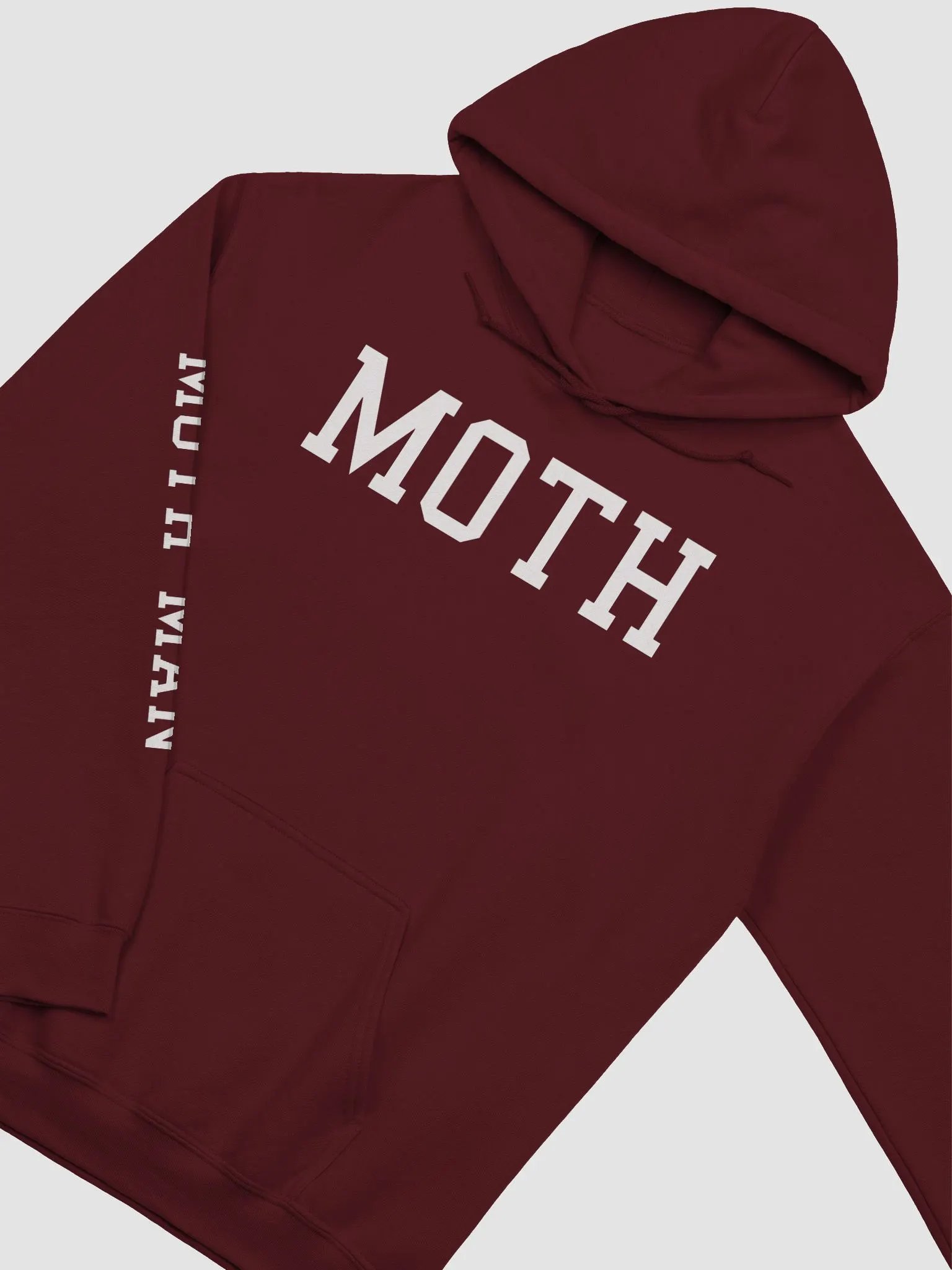 (2 sided) Moth Man classic sleeve print hoodie product image (4)