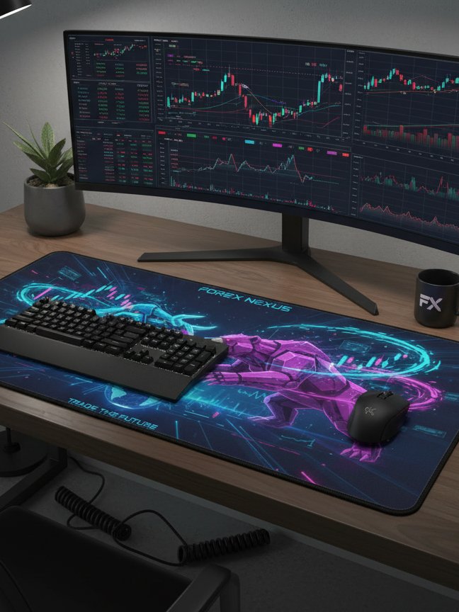 Deskmat Trade the future product image (1)