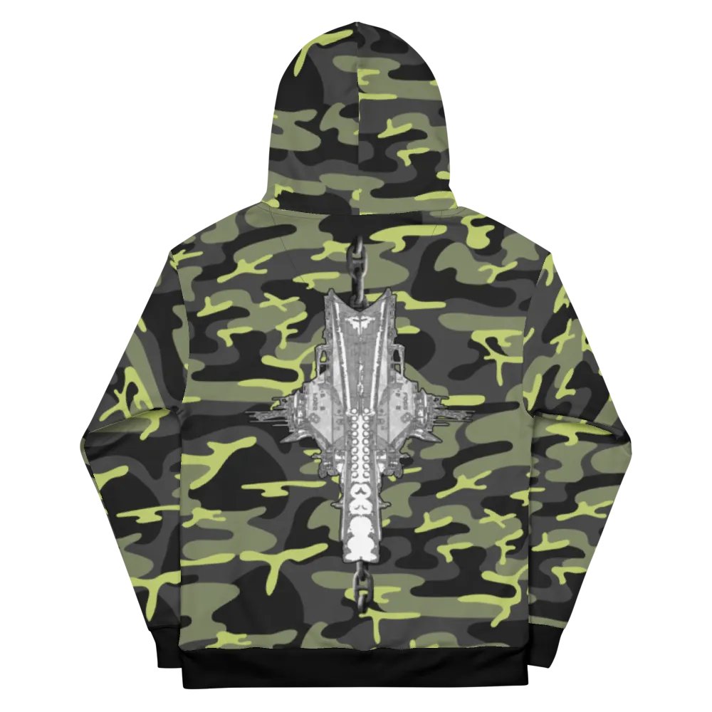 Mirrored Foss Tug & Barge Bridal Chain (Green Camouflage) – Performance Marine Wear | Twin Anchor Apparel North Current Line product image (11)