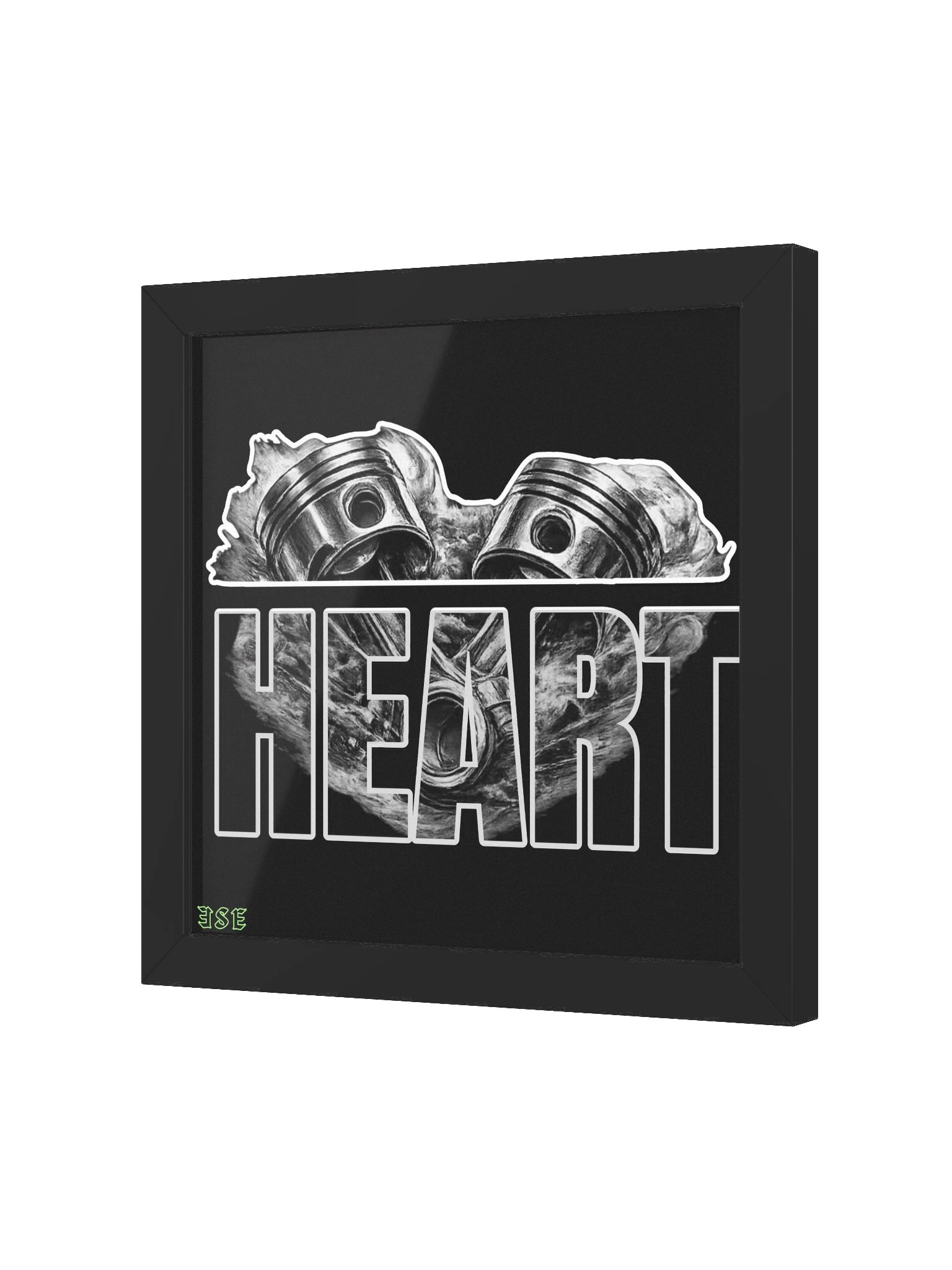 E.S.E. Vibrant Ayous Wood Framed Matte Piston Poster product image (6)