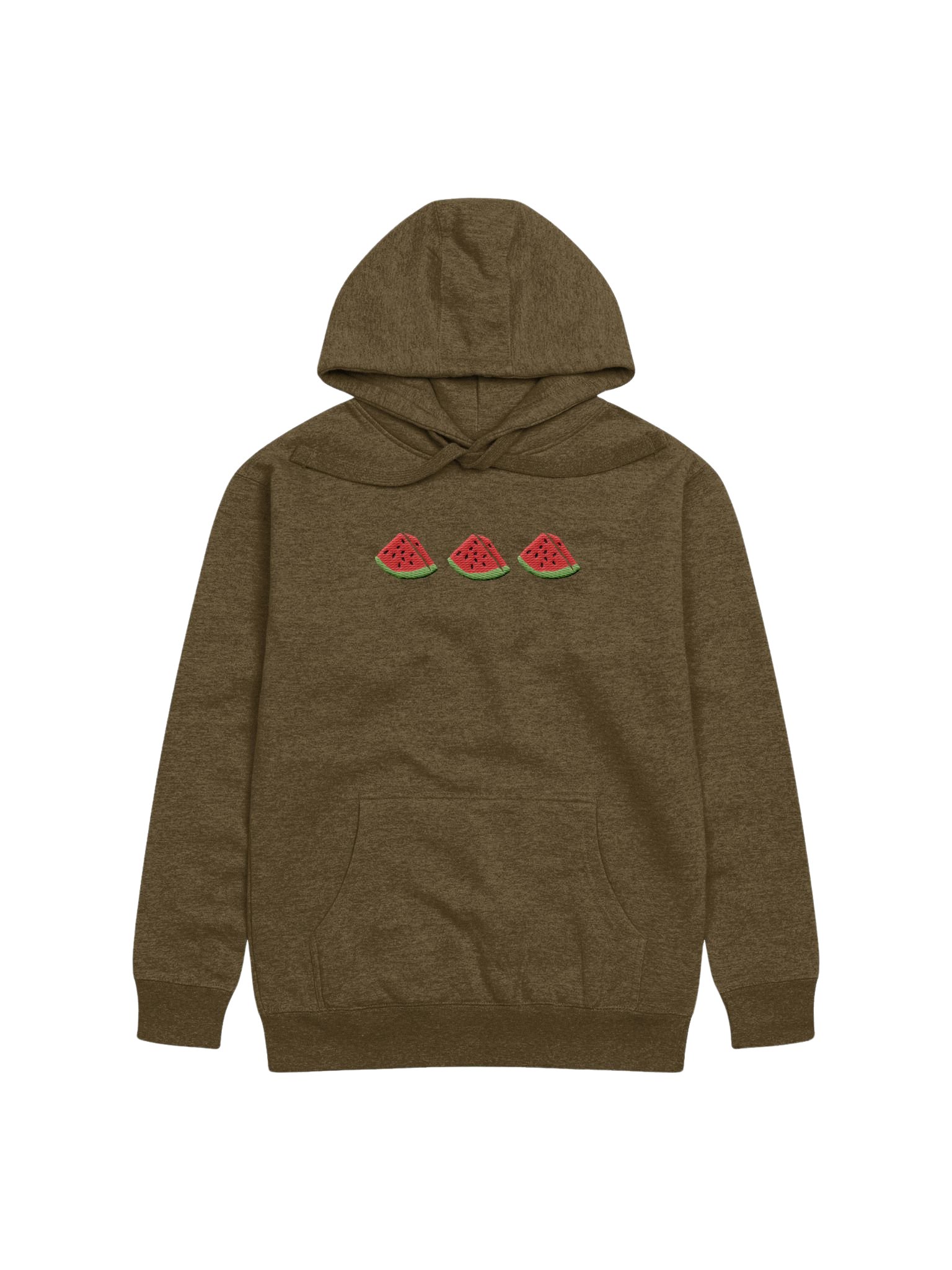 Sandia Embroidered Hoodie (green) product image (1)