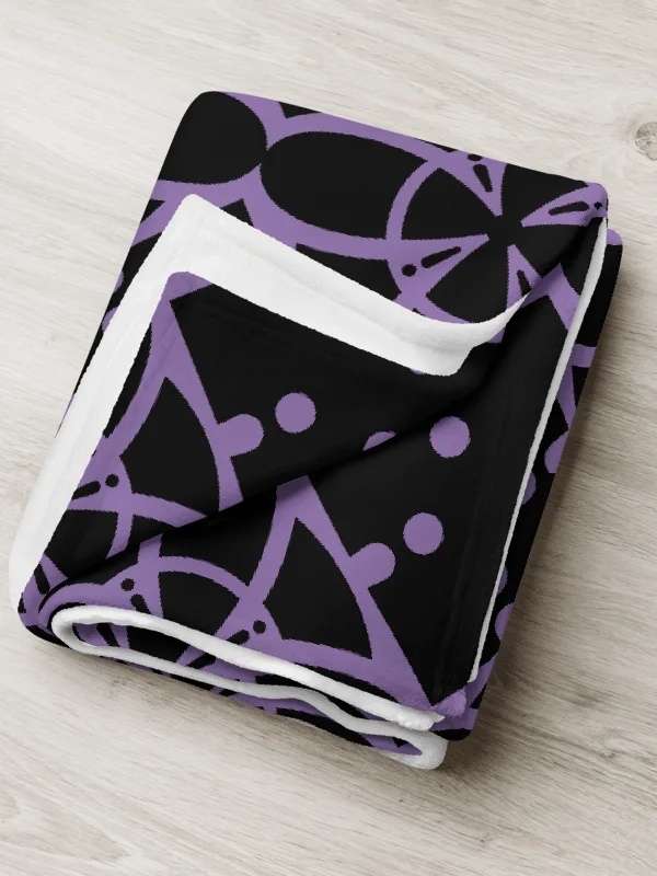 Purple Ethereal Echoes Throw Blanket product image (6)