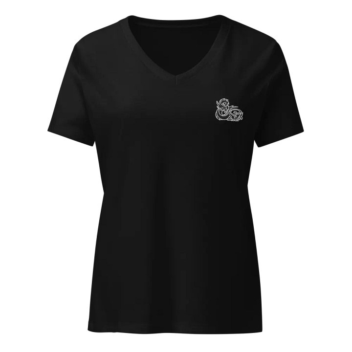 ELFSAR Bella+Canvas Embroidered Women's Relaxed V-Neck T-Shirt product image (4)