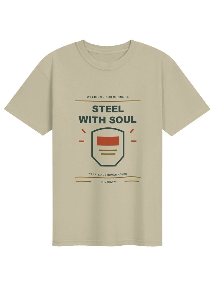 Steel With Soul supplier garment mockup